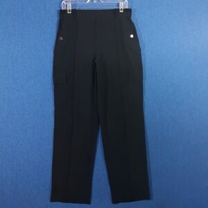 Athleta Vienna Cargo Pants Womens Size 10 30 x 31 Black Featherweight Pull On